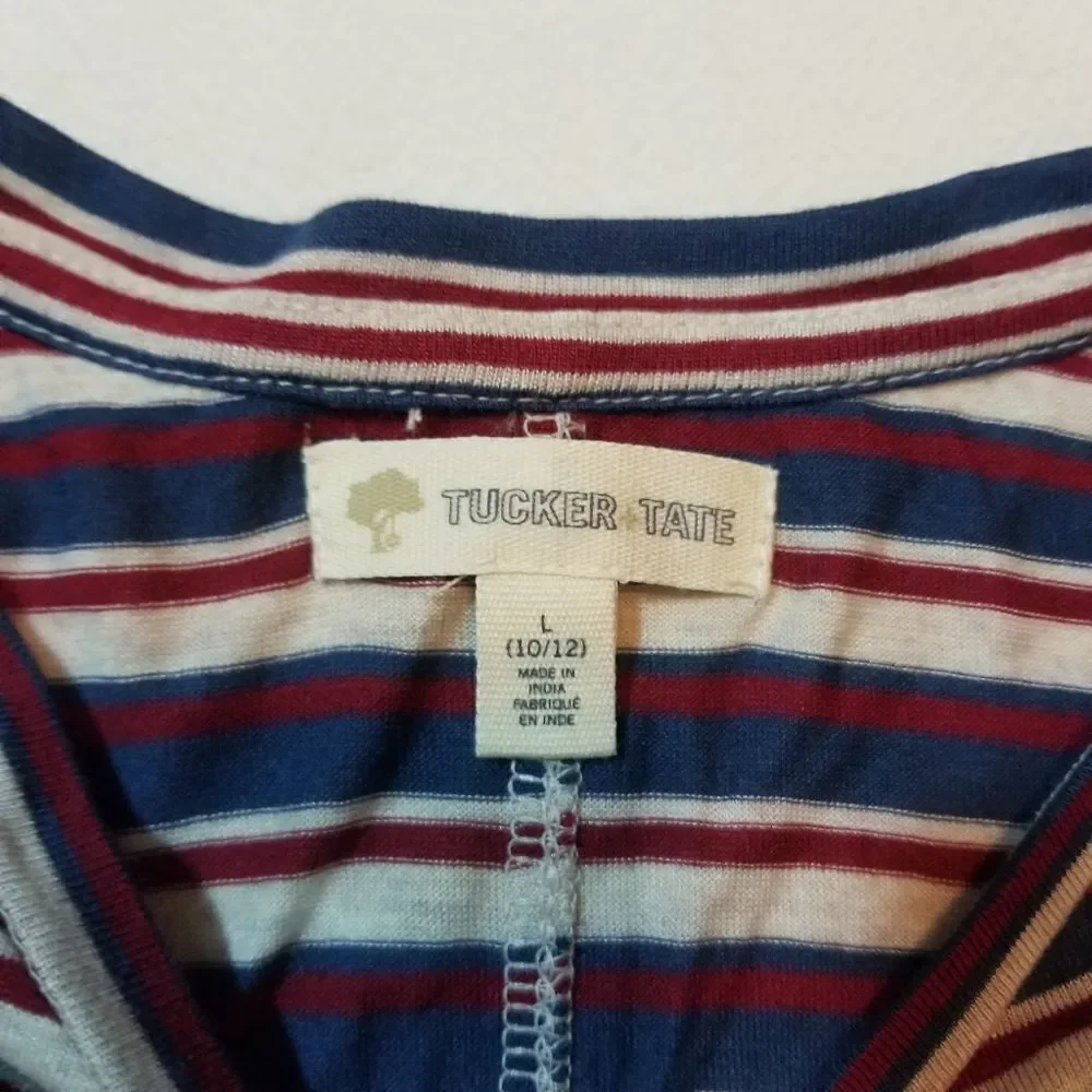 Tucker + Tate Twist Back Long Sleeve Top‎ Size Large